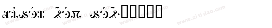TIMES NEW MEN字体转换